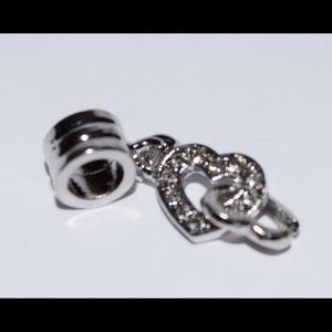 🎁 Bracelet Charm SilverHearts💕